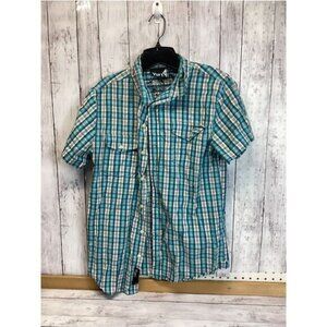 Oos 90s Elenagilbert grunge brother rugged Vurt Men Shirt Size Medium Blue White